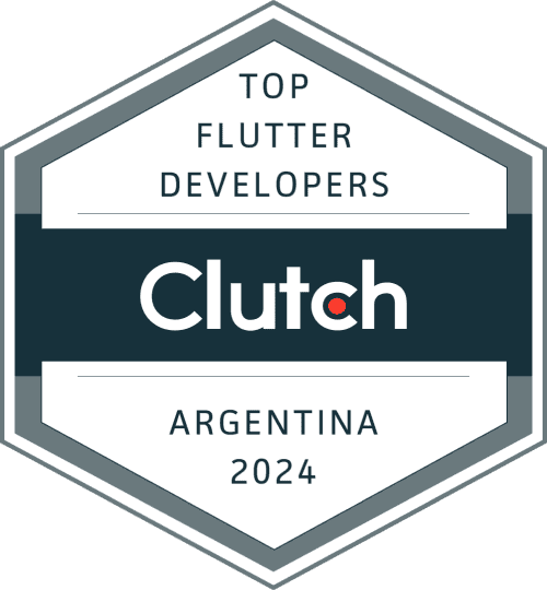 Badge Clutch Top Flutter Developers 2024